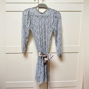 Adult Dance Costume Size XSmall Lace Overlay Dress & Leotard, Ice Skating, NEW